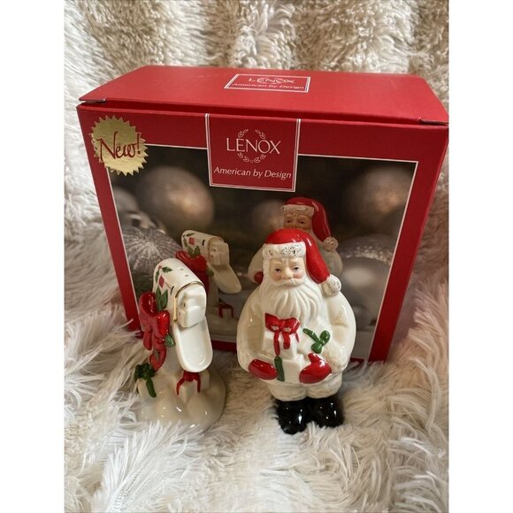 LENOX Countdown 'Till Christmas SALT & PEPPER SET ~ Brand New in Box - Picture 1 of 7